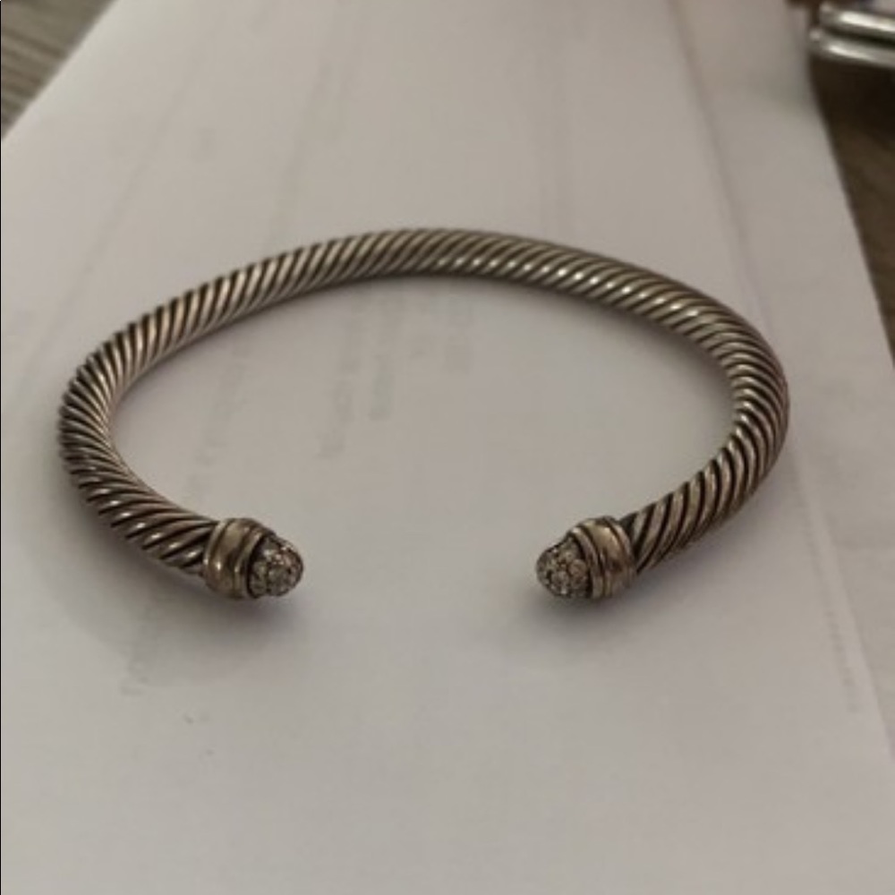 David Yurman Cable Collection w/ Diamonds Bracelet